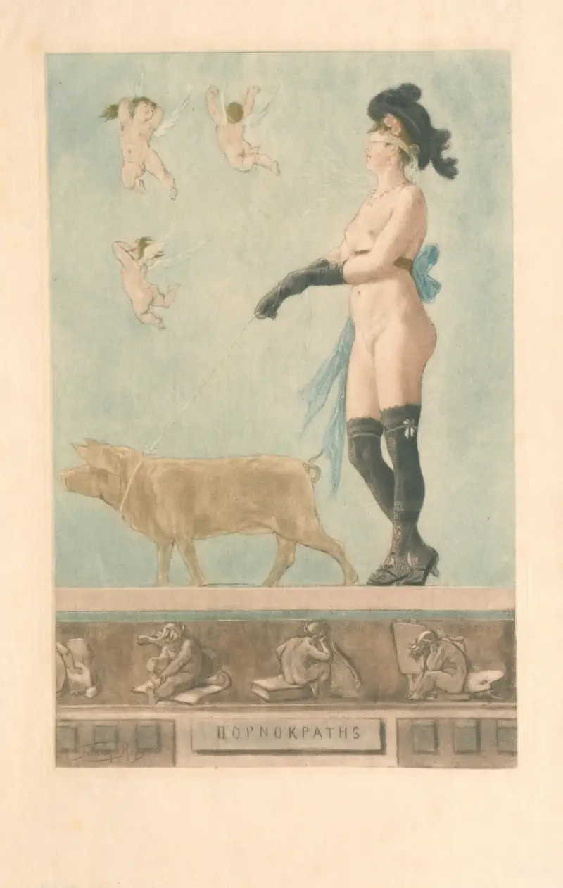 Pornokrates. av Félicien Rops