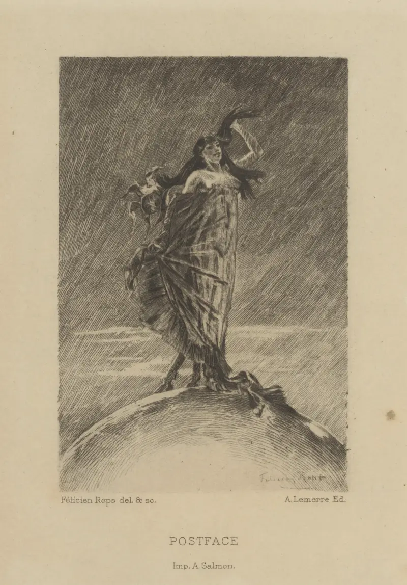 Postface. La femme et la folie dominent le monde II av Félicien Rops