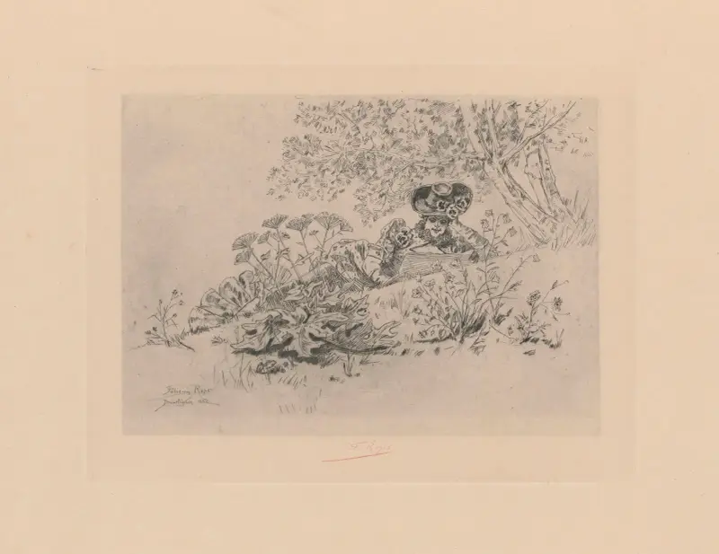 Våren av Félicien Rops