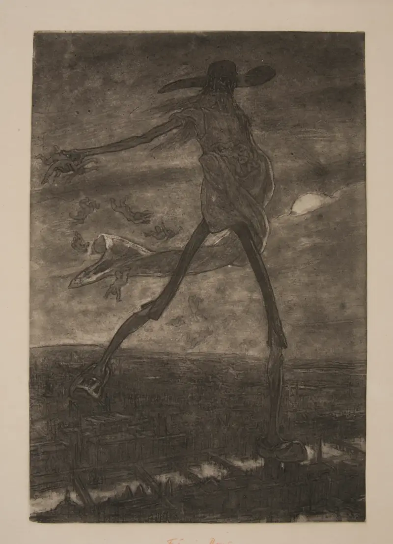 Satan sår ogräs av Félicien Rops