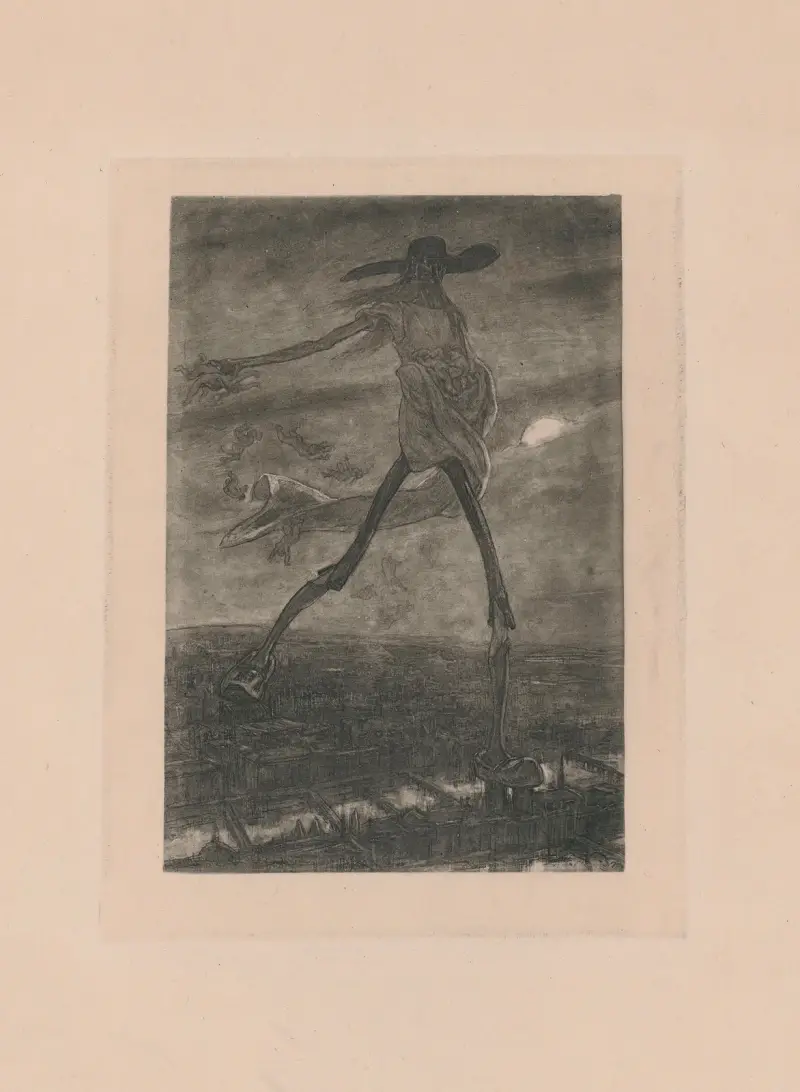 Satan sår ogräset (Satans verk, I) av Félicien Rops