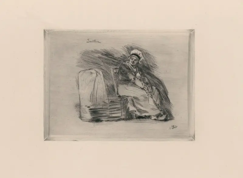 Soetkin (et le petit Uylenspiegel) av Félicien Rops