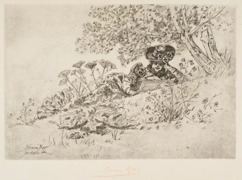 Vår av Félicien Rops