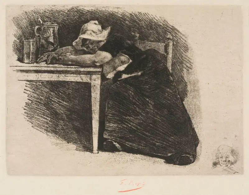 Söndag eller flamländsk berusning av Félicien Rops