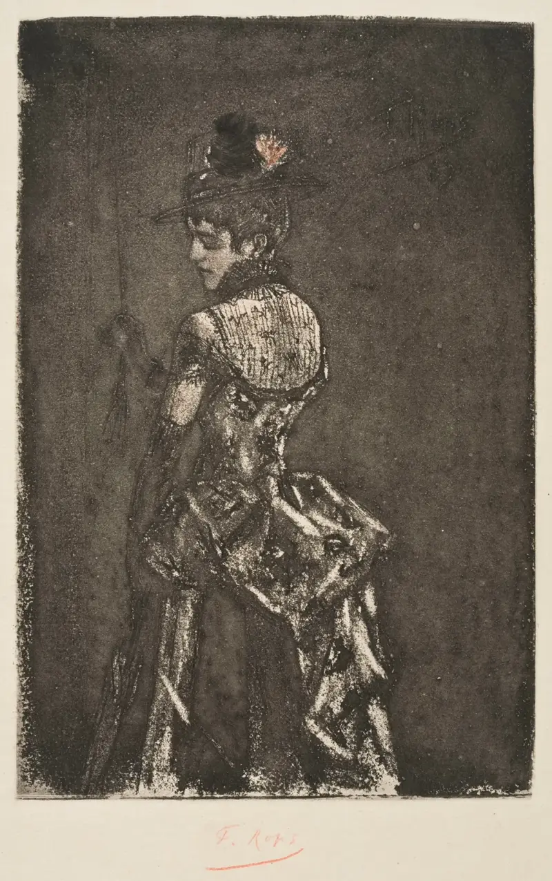 The First Step von Félicien Rops