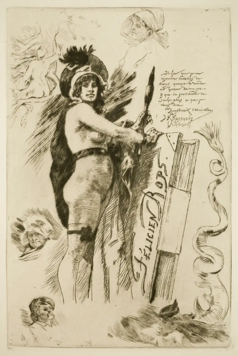 Rops musa av Félicien Rops