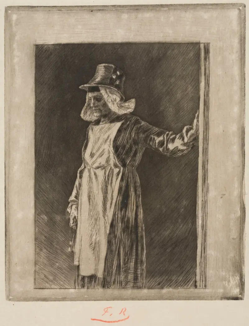 The Old Masken av Félicien Rops
