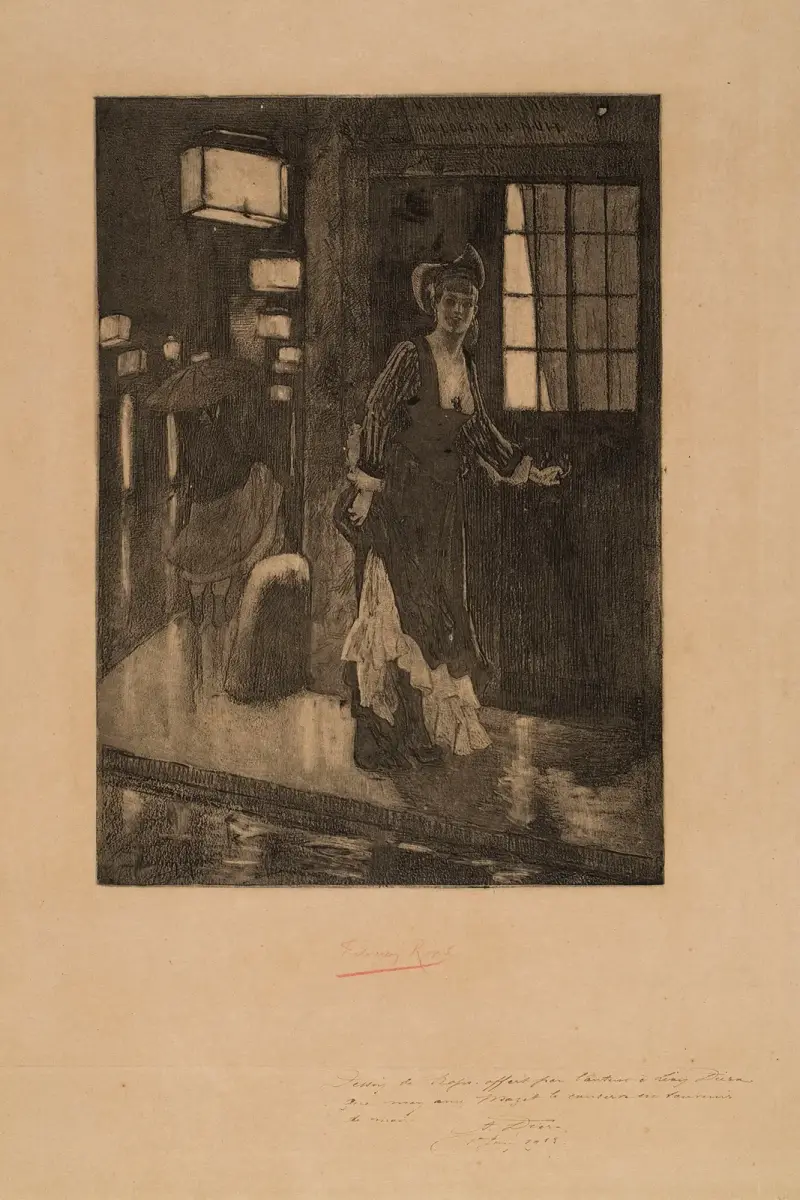 The Rydeak (In Memory of Le Rydeak) av Félicien Rops
