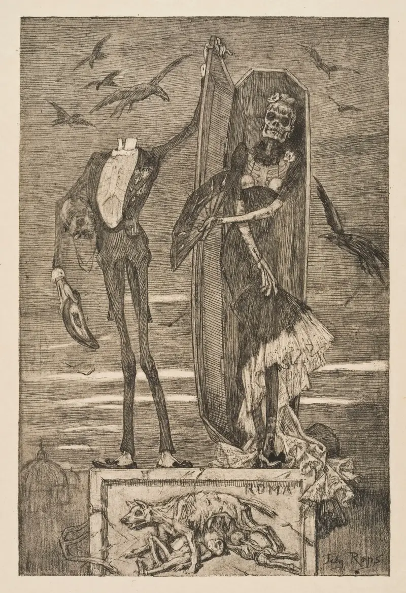 The Supreme Vice av Félicien Rops