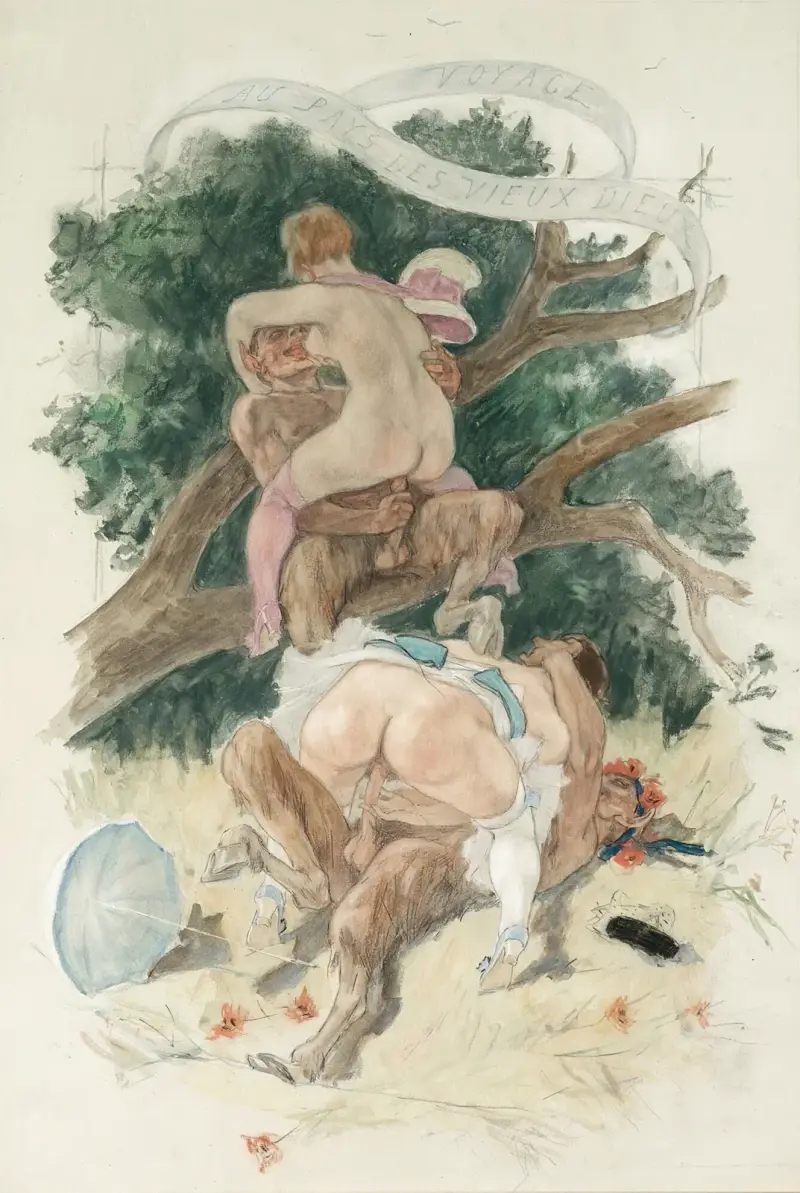 Resa i de gamla gudarnas land av Félicien Rops
