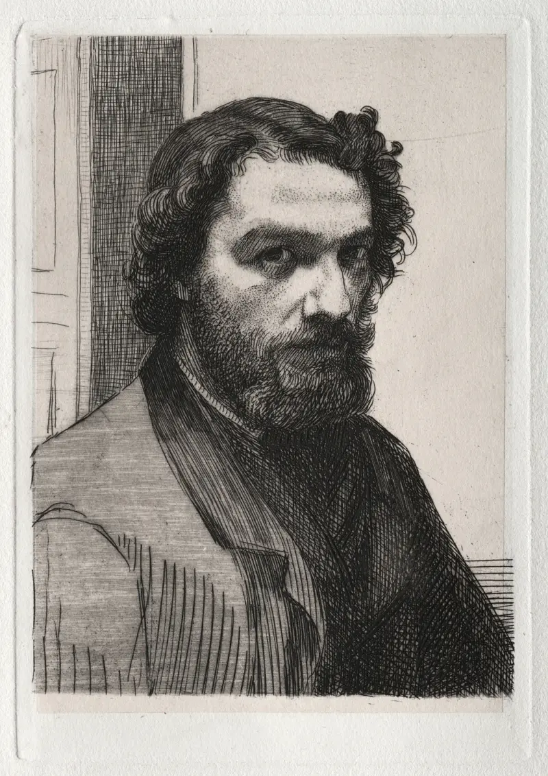 Alphonse Legros, Félix Bracquemond