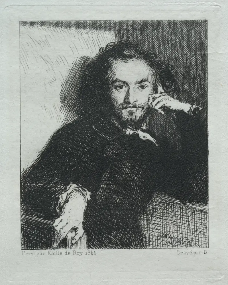 Baudelaire, after Emil de Roy av Félix Bracquemond