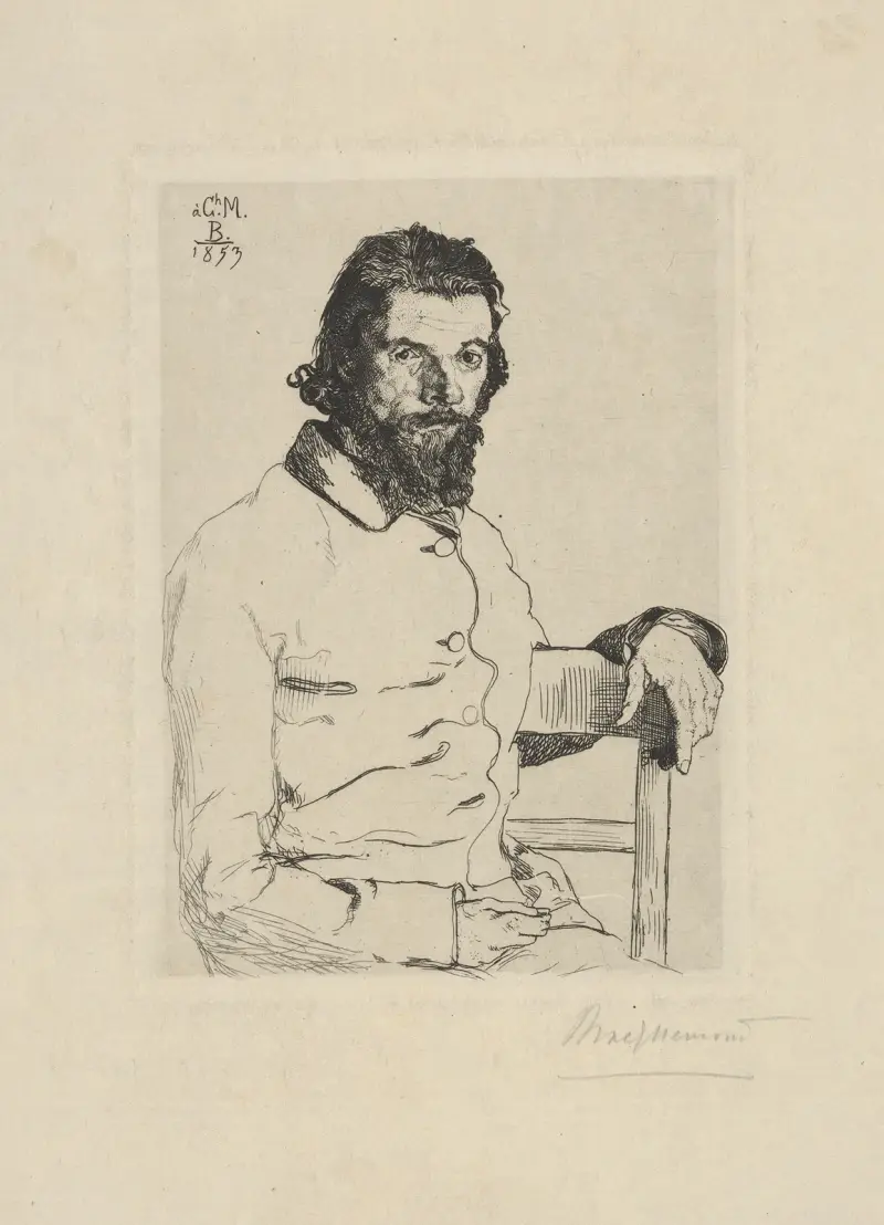 Charles Meryon av Félix Bracquemond