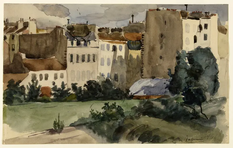 Die Rue Rousselet von Félix Bracquemond