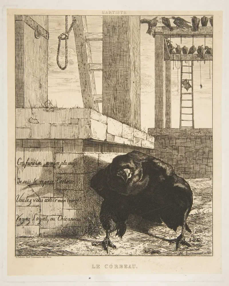 Korpen av Félix Bracquemond