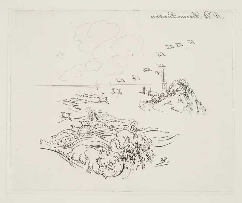 Semafortornet av Félix Bracquemond