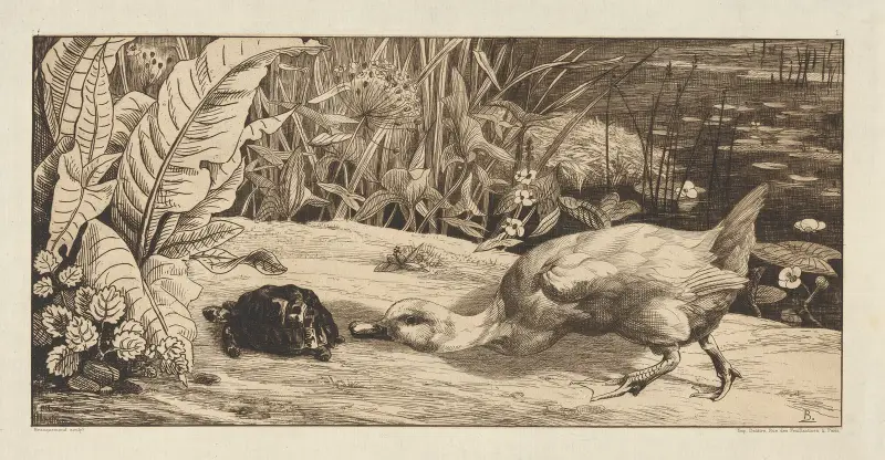 L’Inconnu (The unknown) av Félix Bracquemond