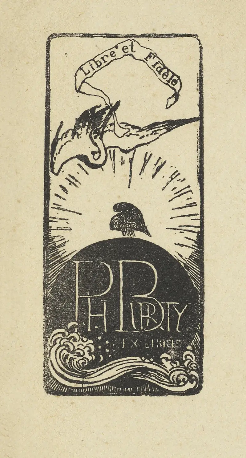 Philippe Burty av Félix Bracquemond