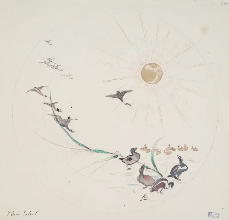 Plein soleil. von Félix Bracquemond
