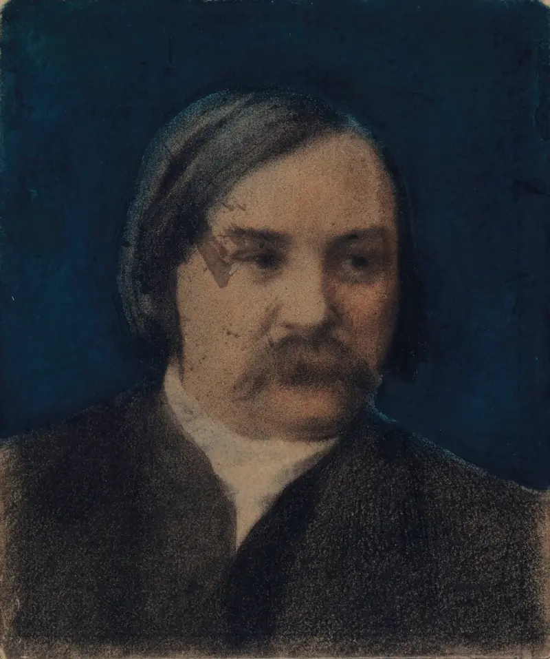 Portrait de Charles Asselineau av Félix Bracquemond