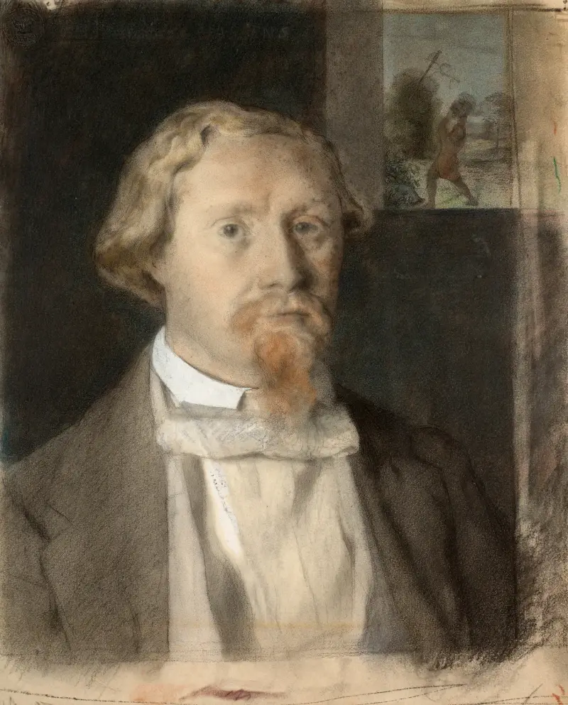Porträtt av Charles Desforges de Vassens av Félix Bracquemond