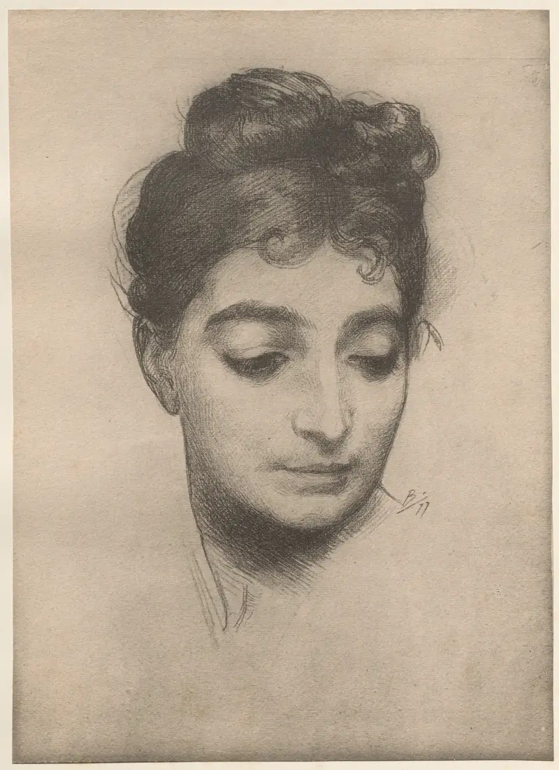 Portrait von Félix Bracquemond