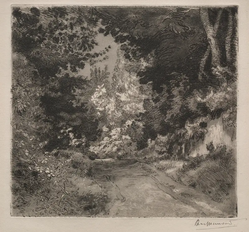 Road to Sèvres av Félix Bracquemond