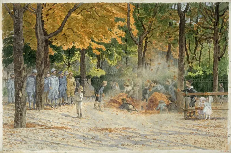 Place des Écoles de la Mairie du XIVème arrondissement von Félix Brard