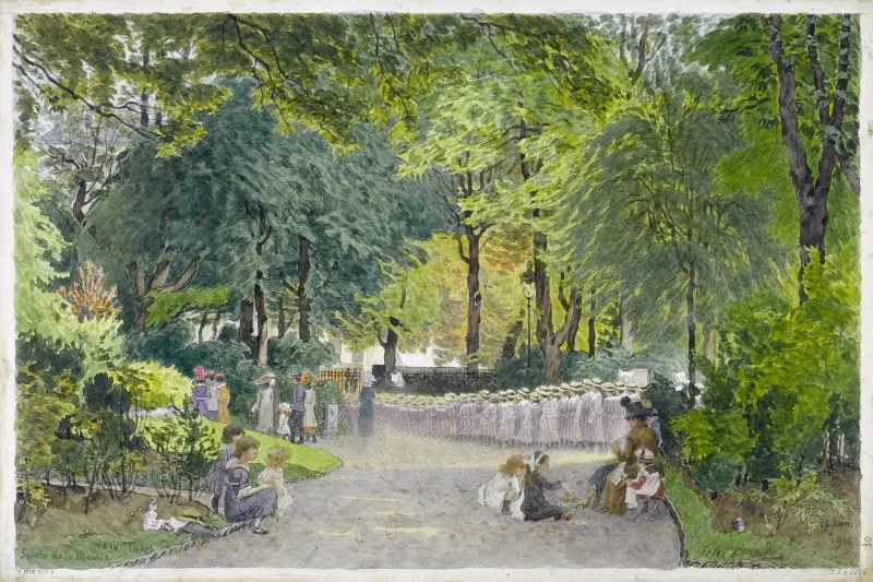 Square de la Mairie du XIVème arrondissement, 1916 – nr 2 av Félix Brard