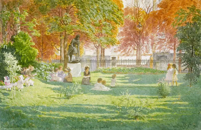 Square de la Mairie du XIVème arrondissement., 1916 – nr 3 av Félix Brard