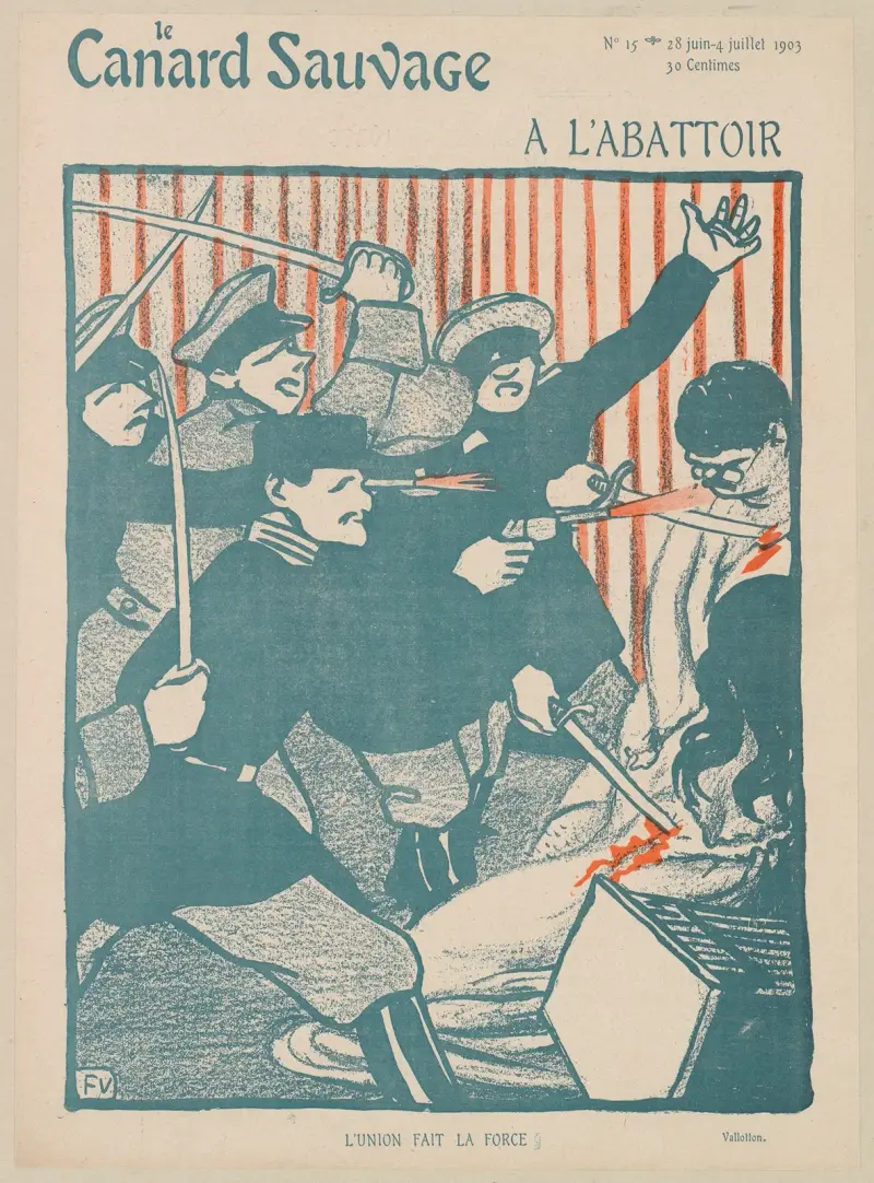 Zum Schlachthof von Félix Vallotton