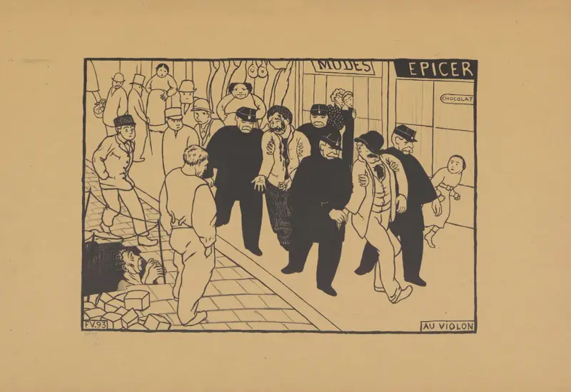 U houslí, Félix Vallotton