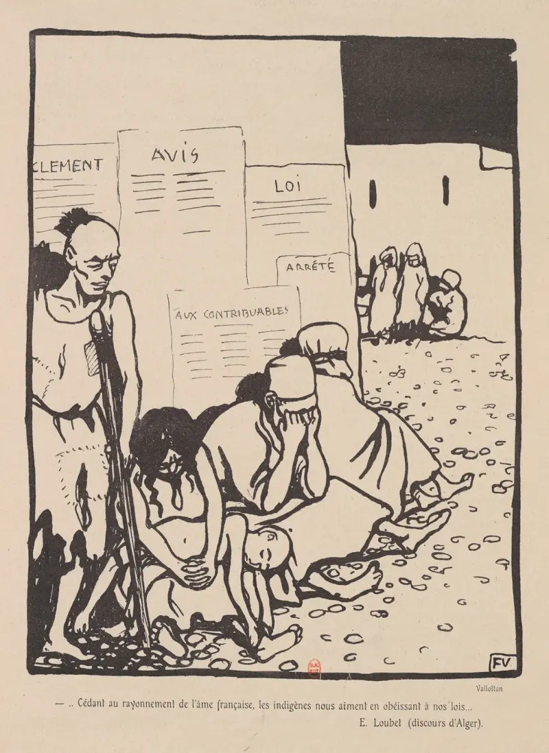 …Dem Strahlen der französischen Seele nachgebend,… von Félix Vallotton