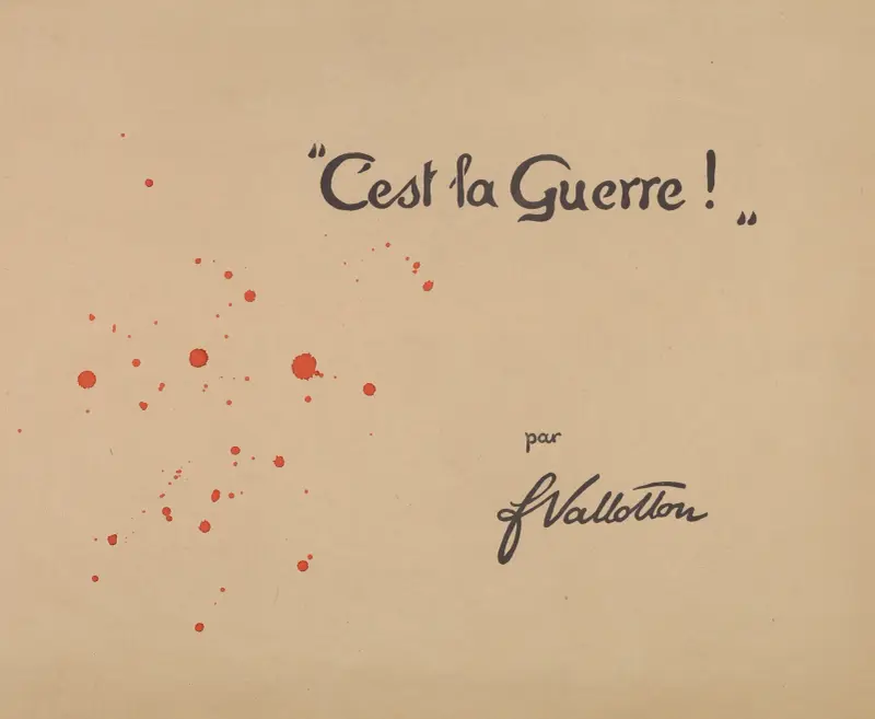 C’est la Guerre! von Félix Vallotton