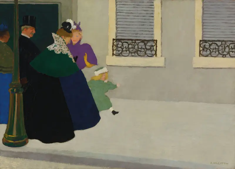 Ein Spaziergang von Félix Vallotton