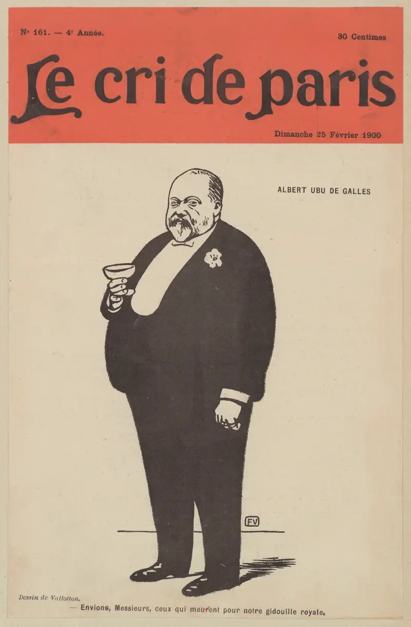 Envions, Messieurs, ceux qui meurent pour noire gidouille royale av Félix Vallotton