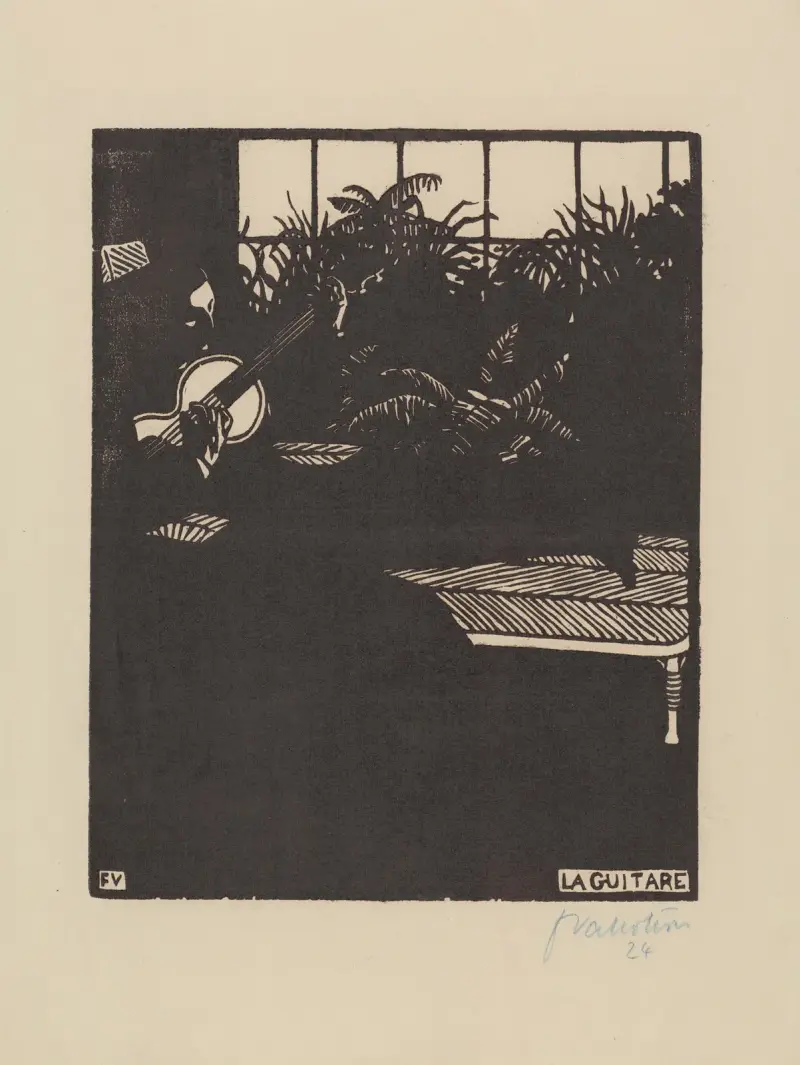 Gitara, Félix Vallotton