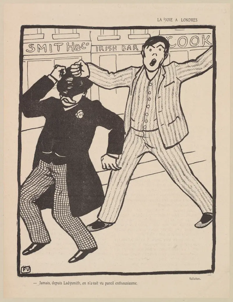 La joie a Londres av Félix Vallotton