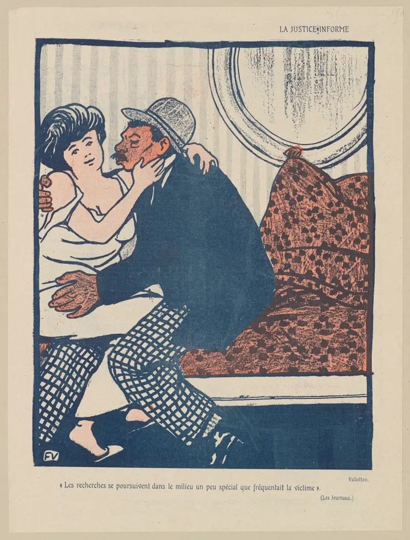 Die Justiz informiert von Félix Vallotton