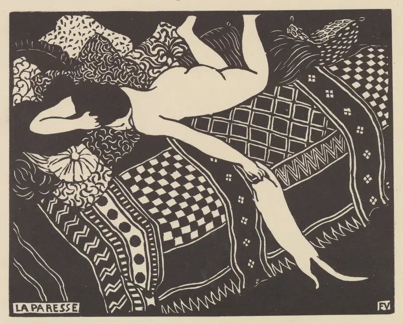 Lenistwo, 1896 – nr 1, Félix Vallotton