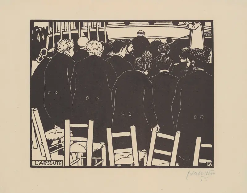 L’absoute von Félix Vallotton