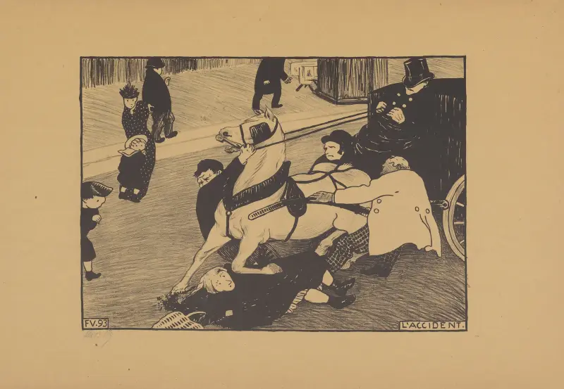 Der Unfall von Félix Vallotton