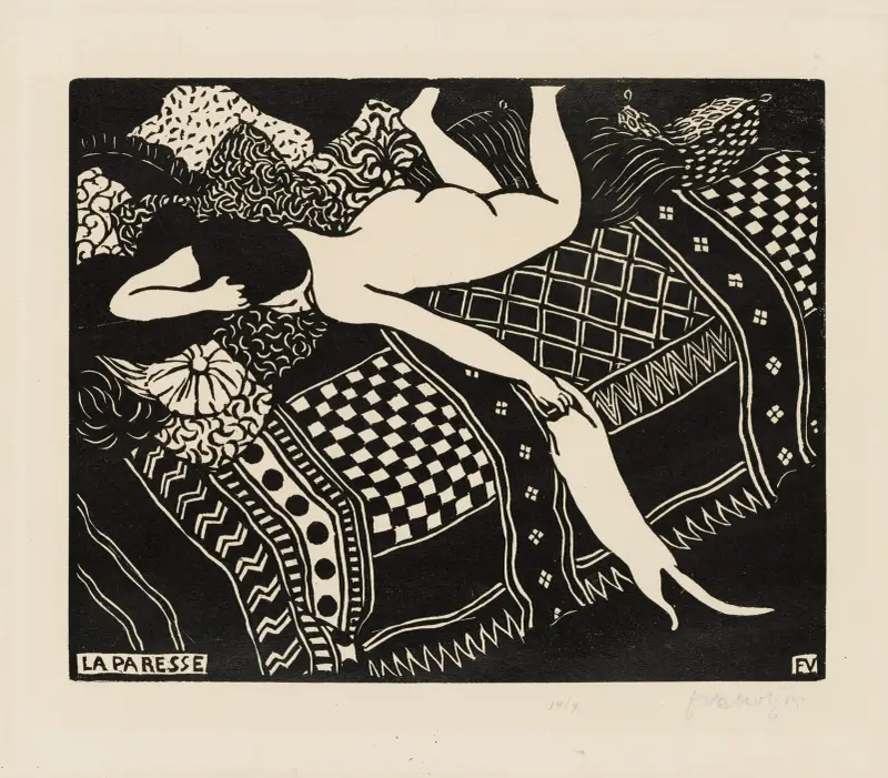 Lenistwo, 1896 – nr 2, Félix Vallotton