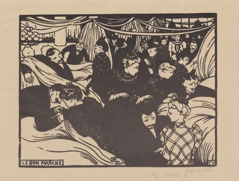 Le Bon Marché von Félix Vallotton