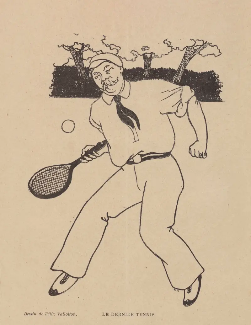 Le Dernier Tennis, 1897 – nr 2 av Félix Vallotton