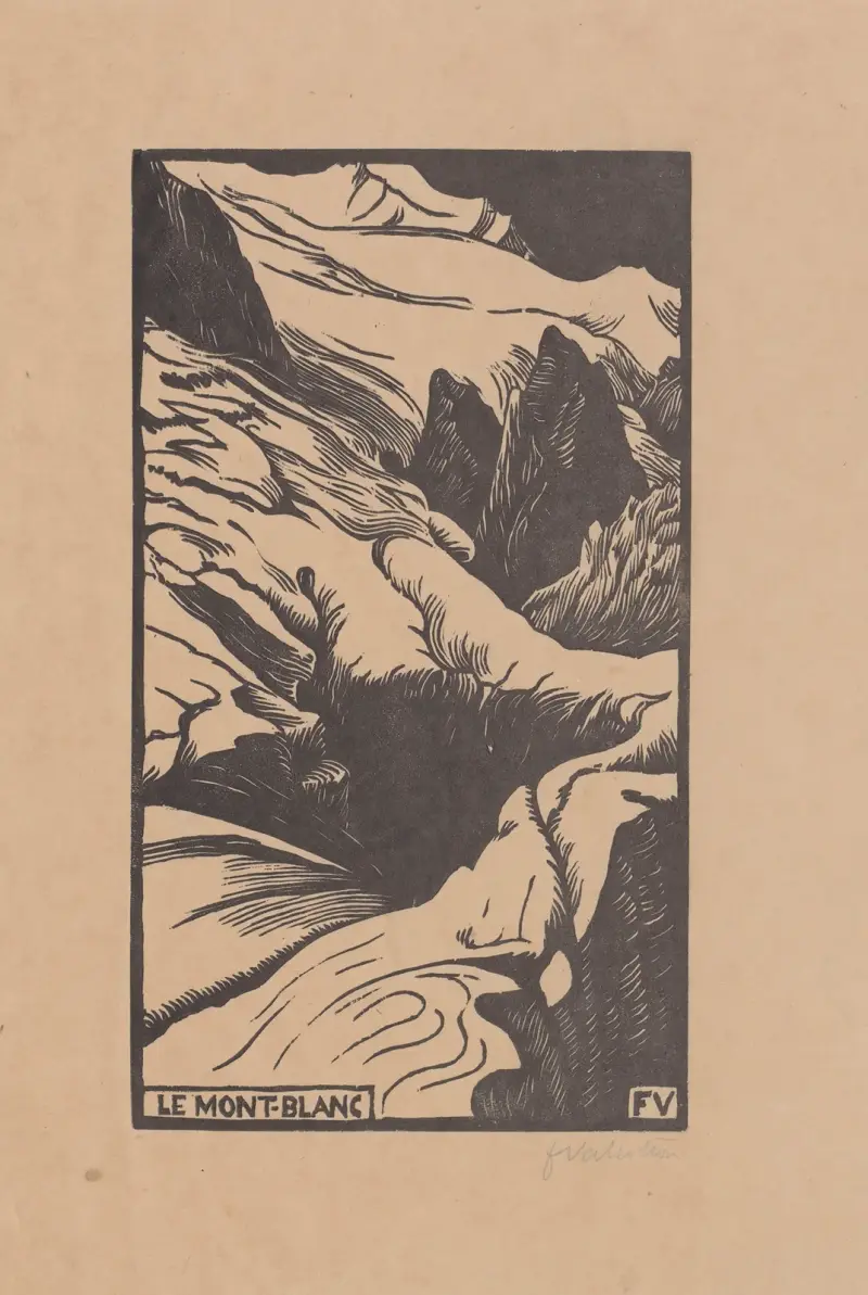 Der Mont Blanc von Félix Vallotton