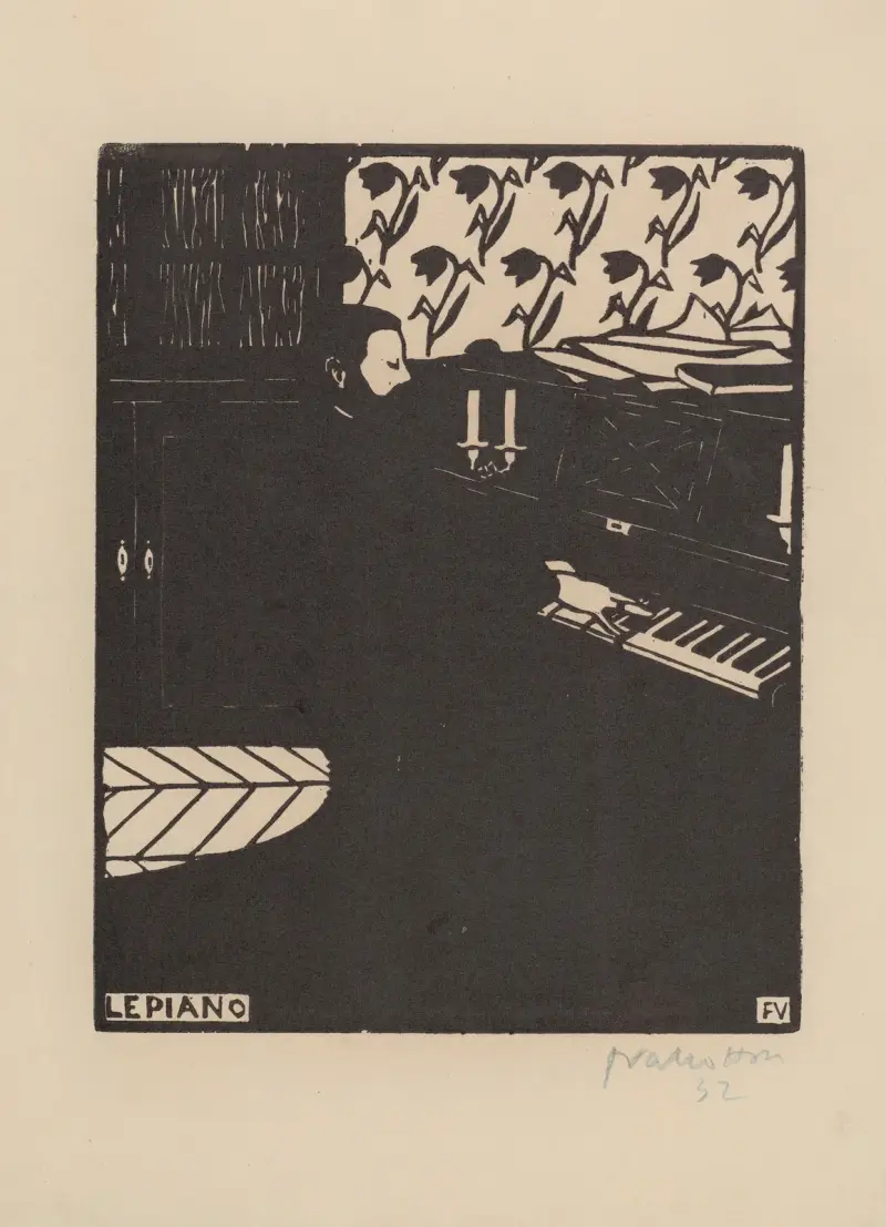 Le piano av Félix Vallotton