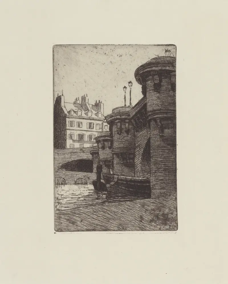 Le Pont-Neuf av Félix Vallotton