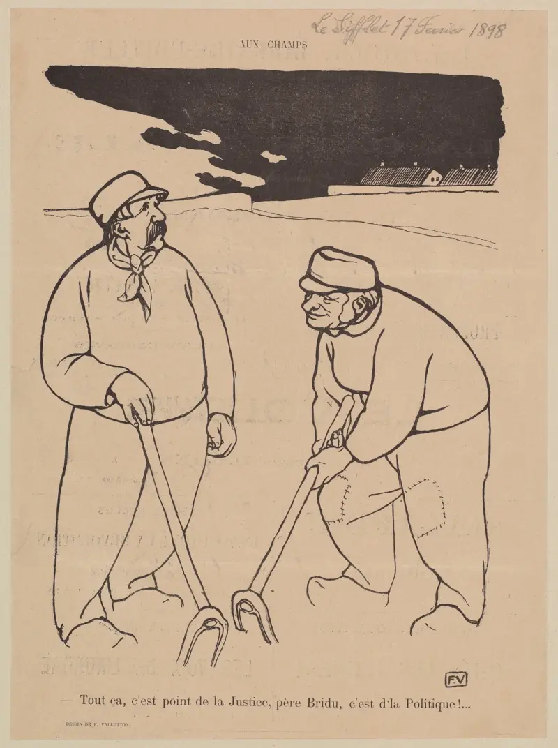 Le sifflet. 17 février 1898 av Félix Vallotton