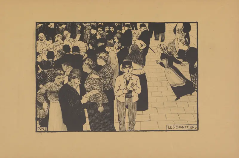 Die Sänger von Félix Vallotton